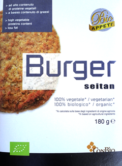 Hamburger di Seitan, cotolette vegetali ricche di proteine ed ottime per il body building.
