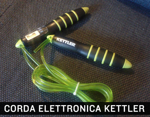 Corda elettronica Kettler per allenarsi e perdere peso bruciando calorie.